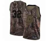 Men's Nike Portland Trail Blazers #32 Bill Walton Swingman Camo Realtree Collection NBA Jersey