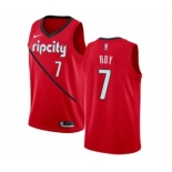 Men's Nike Portland Trail Blazers #7 Brandon Roy Red Swingman Jersey - Earned Edition