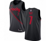 Men's Nike Portland Trail Blazers #7 Brandon Roy Swingman Black NBA Jersey - 2018-19 City Edition