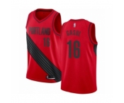 Men's Portland Trail Blazers #16 Pau Gasol Authentic Red Basketball Jersey Statement Edition