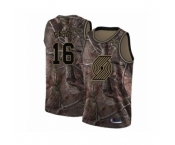 Men's Portland Trail Blazers #16 Pau Gasol Swingman Camo Realtree Collection Basketball Jersey