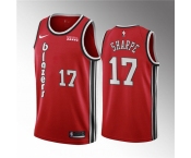 Men's Portland Trail Blazers #17 Shaedon Sharpe Red Classic Edition Stitched Basketball Jersey