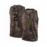 Men's Portland Trail Blazers #2 Gary Trent Jr. Swingman Camo Realtree Collection Basketball Jersey