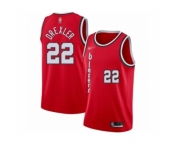 Men's Portland Trail Blazers #22 Clyde Drexler Authentic Red Hardwood Classics Basketball Jersey