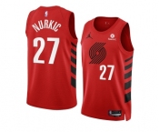 Men's Portland Trail Blazers #27 Jusuf Nurkic 2022-23 Red Statement Edition Swingman Stitched Basketball Jersey