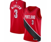 Men's Portland Trail Blazers #3 C.J. McCollum Jordan Brand Red 2020-21 Swingman Jersey