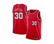 Men's Portland Trail Blazers #30 Terry Porter Swingman Red Hardwood Classics Basketball Jersey