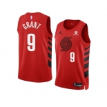 Men's Portland Trail Blazers #9 Jerami Grant 2022-23 Red Statement Edition Swingman Stitched Basketball Jersey