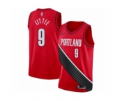 Men's Portland Trail Blazers #9 Nassir Little Authentic Red Finished Basketball Jersey - Statement Edition