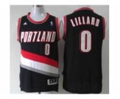 nba portland trailblazers #0 damian lillard black[revolution 30 swingman]