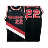 nba portland trailblazers #22 drexler black[revolution swingman]