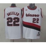 nba portland trailblazers #22 drexler white[revolution swingman]