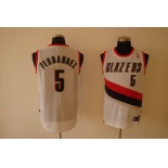 nba portland trailblazers #5 fernandez white(fans edition)