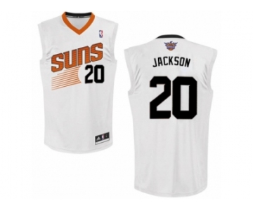 Men Adidas Phoenix Suns #20 Josh Jackson Authentic White Home NBA Jersey