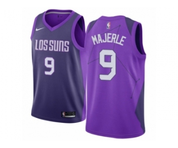 Men Nike Phoenix Suns #9 Dan Majerle Authentic Purple NBA Jersey - City Edition