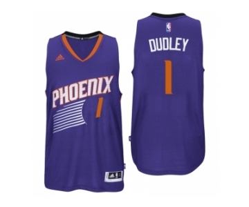 Men Phoenix Suns #1 Jared Dudley 2016 Road Purple New Swingman Jersey