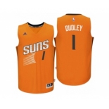 Men Phoenix Suns #1 Jared Dudley Alternate Orange New Swingman Jersey