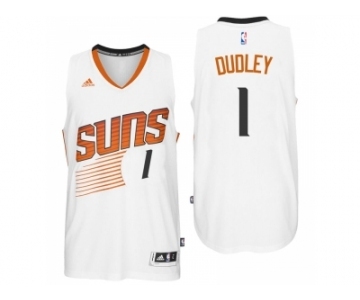 Men Phoenix Suns #1 Jared Dudley Home White New Swingman Jersey