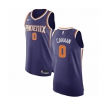 Men's Nike Phoenix Suns #0 Isaiah Canaan Authentic Purple NBA Jersey - Icon Edition