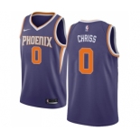 Men's Nike Phoenix Suns #0 Marquese Chriss Swingman Purple Road NBA Jersey - Icon Edition