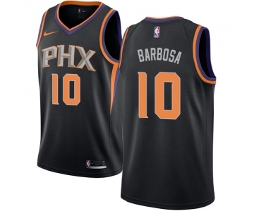 Men's Nike Phoenix Suns #10 Leandro Barbosa Swingman Black Alternate NBA Jersey Statement Edition