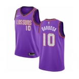 Men's Nike Phoenix Suns #10 Leandro Barbosa Swingman Purple NBA Jersey - 2018-19 City Edition