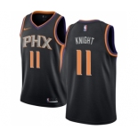 Men's Nike Phoenix Suns #11 Brandon Knight Swingman Black Alternate NBA Jersey Statement Edition