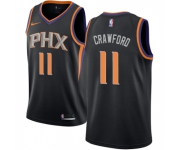 Men's Nike Phoenix Suns #11 Jamal Crawford Swingman Black NBA Jersey Statement Edition