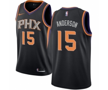 Men's Nike Phoenix Suns #15 Ryan Anderson Authentic Black NBA Jersey Statement Edition