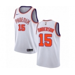 Men's Nike Phoenix Suns #15 Ryan Anderson Swingman White NBA Jersey - Association Edition