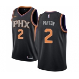 Men's Nike Phoenix Suns #2 Elfrid Payton Authentic Black Alternate NBA Jersey Statement Edition