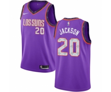 Men's Nike Phoenix Suns #20 Josh Jackson Swingman Purple NBA Jersey - 2018-19 City Edition