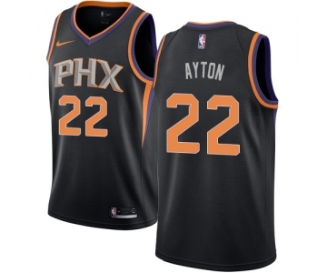 Men's Nike Phoenix Suns #22 Deandre Ayton Swingman Black NBA Jersey Statement Edition