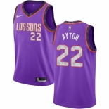 Men's Nike Phoenix Suns #22 Deandre Ayton Swingman Purple NBA Jersey 2018 -19 City Edition