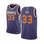 Men's Nike Phoenix Suns #33 Grant Hill Swingman Purple Road NBA Jersey - Icon Edition