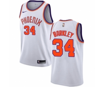 Men's Nike Phoenix Suns #34 Charles Barkley Swingman NBA Jersey - Association Edition