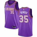 Men's Nike Phoenix Suns #35 Dragan Bender Swingman Purple NBA Jersey 2018 -19 City Edition