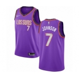 Men's Nike Phoenix Suns #7 Kevin Johnson Swingman Purple NBA Jersey - 2018-19 City Edition