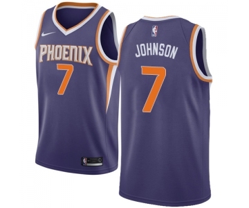 Men's Nike Phoenix Suns #7 Kevin Johnson Swingman Purple Road NBA Jersey - Icon Edition