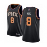 Men's Nike Phoenix Suns #8 George King Authentic Black NBA Jersey Statement Edition