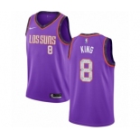 Men's Nike Phoenix Suns #8 George King Swingman Purple NBA Jersey - 2018-19 City Edition