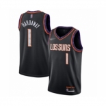 Men's Phoenix Suns #1 Penny Hardaway Swingman Black Basketball Jersey 2019-20 City Edition