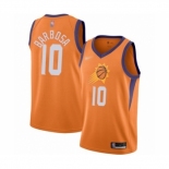 Men's Phoenix Suns #10 Leandro Barbosa Authentic Orange Finished Basketball Jersey - Statement Edition