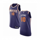 Men's Phoenix Suns #10 Ty Jerome Authentic Purple Basketball Jersey - Icon Edition