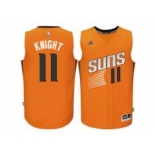 Men's Phoenix Suns #11 Brandon Knight adidas Orange Swingman Alternate Jersey