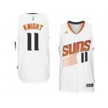 Men's Phoenix Suns #11 Brandon Knight adidas White Swingman Home Jersey