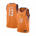 Men's Phoenix Suns #13 Steve Nash Authentic Orange Finished Basketball Jersey - Statement Edition