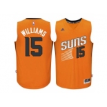 Men's Phoenix Suns #15 Alan Williams adidas Orange Swingman Alternate Jersey