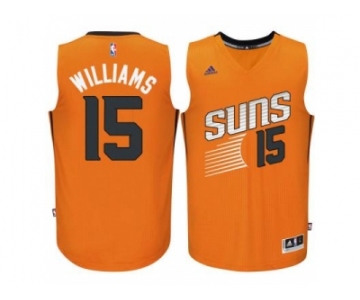 Men's Phoenix Suns #15 Alan Williams adidas Orange Swingman Alternate Jersey