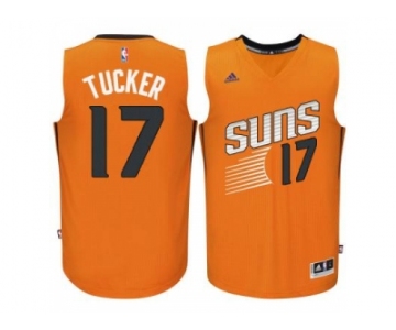 Men's Phoenix Suns #17 P.J. Tucker adidas Orange Swingman Alternate Jersey